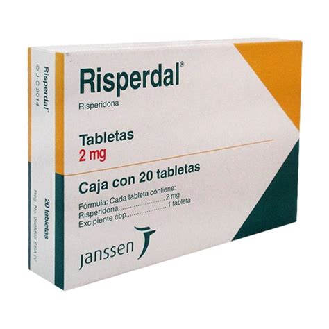 risperidona 2 mg precio